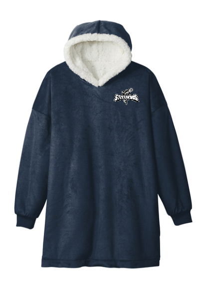 JR Steelheads 2025 Holiday Store Embroidered Wearable Blanket