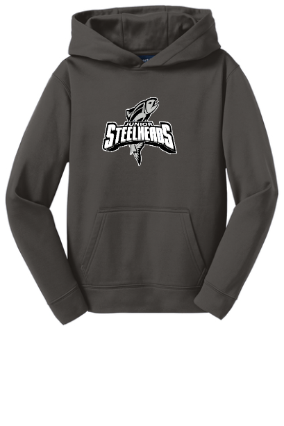 JR Steelheads 2025 Holiday Store Youth Performance Hoodie